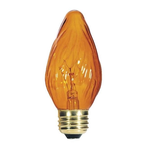 Westinghouse 3914728 25 watt F15 Decorative Incandescent Bulb, Amber, 2PK 3914728 - main